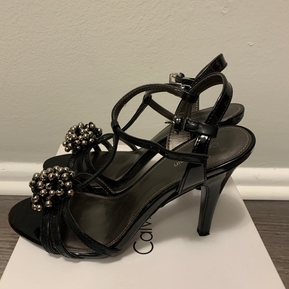 Calvin Klein patent leather heels